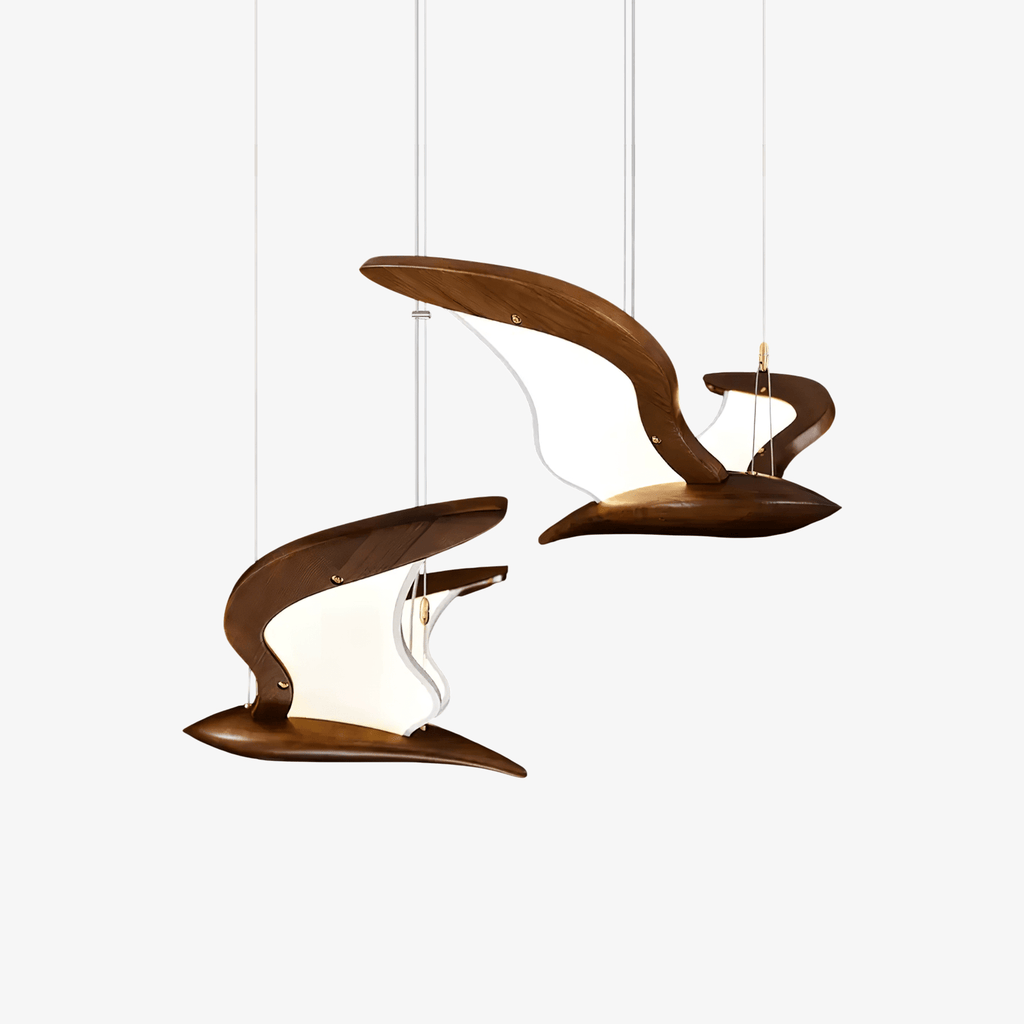 Lyvynia Lampe Suspendue en Bois Organique - Neutralighting