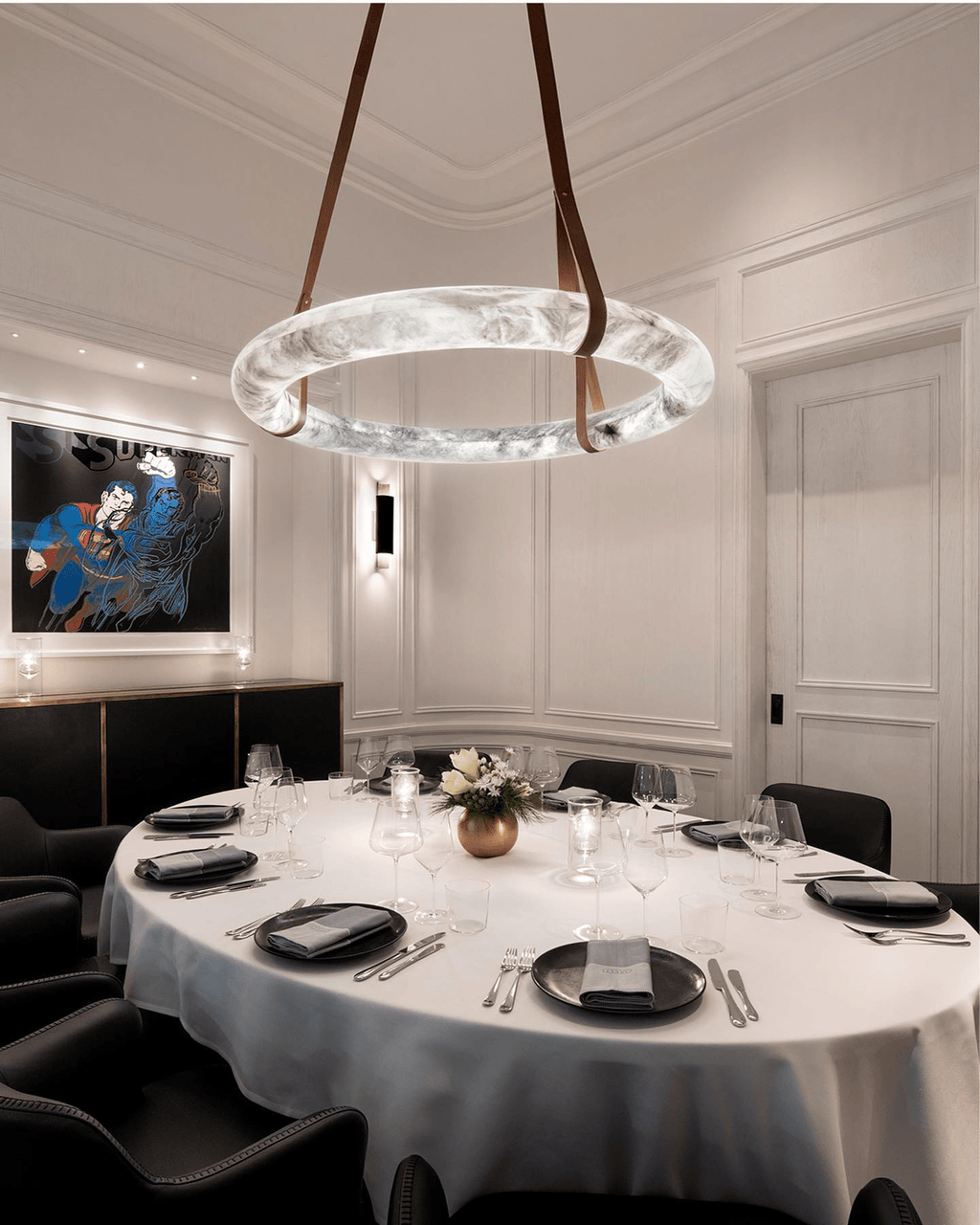 Luste Chandeliers Modernes en Albâtre - Neutralighting