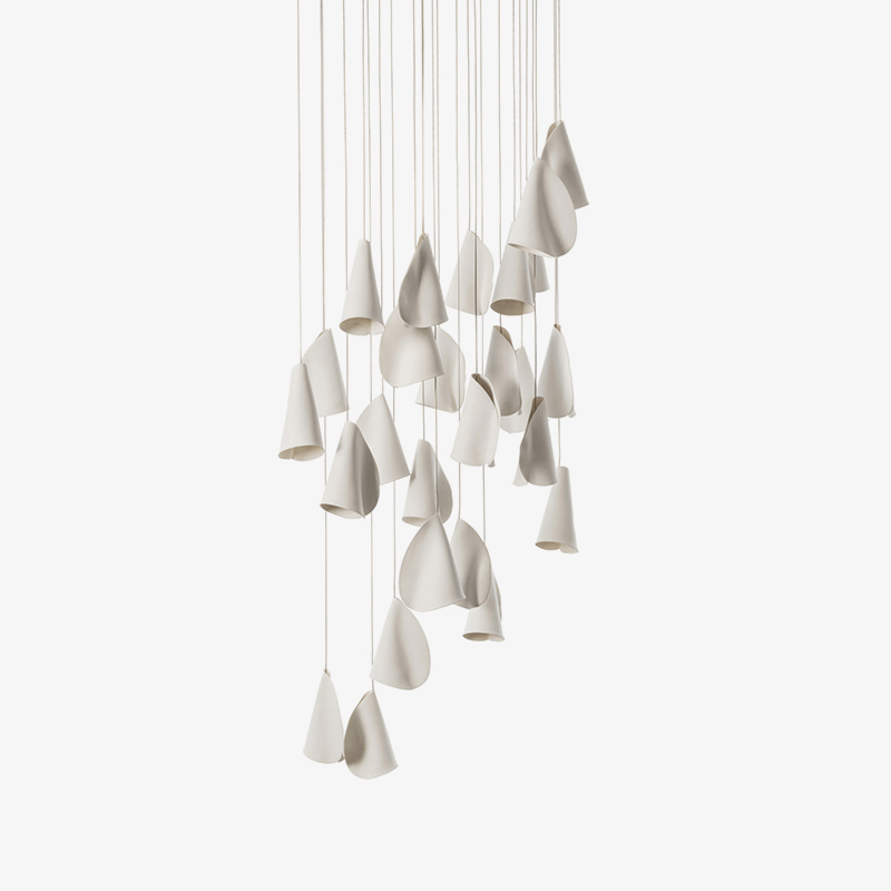 Olshaion Lampe Suspendue Géométrique en Céramique - Neutralighting
