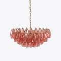 Aurora Lustre Rose Polygone Verre Étagé Moderne Artistique - Neutralighting
