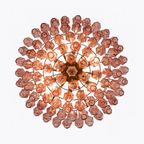 Aurora Lustre Rose Polygone Verre Étagé Moderne Artistique - Neutralighting