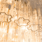 Aurora Lustre Rose Prisme Verre Superposé Élégant - Neutralighting