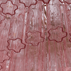 Aurora Lustre Rose Prisme Verre Superposé Élégant - Neutralighting