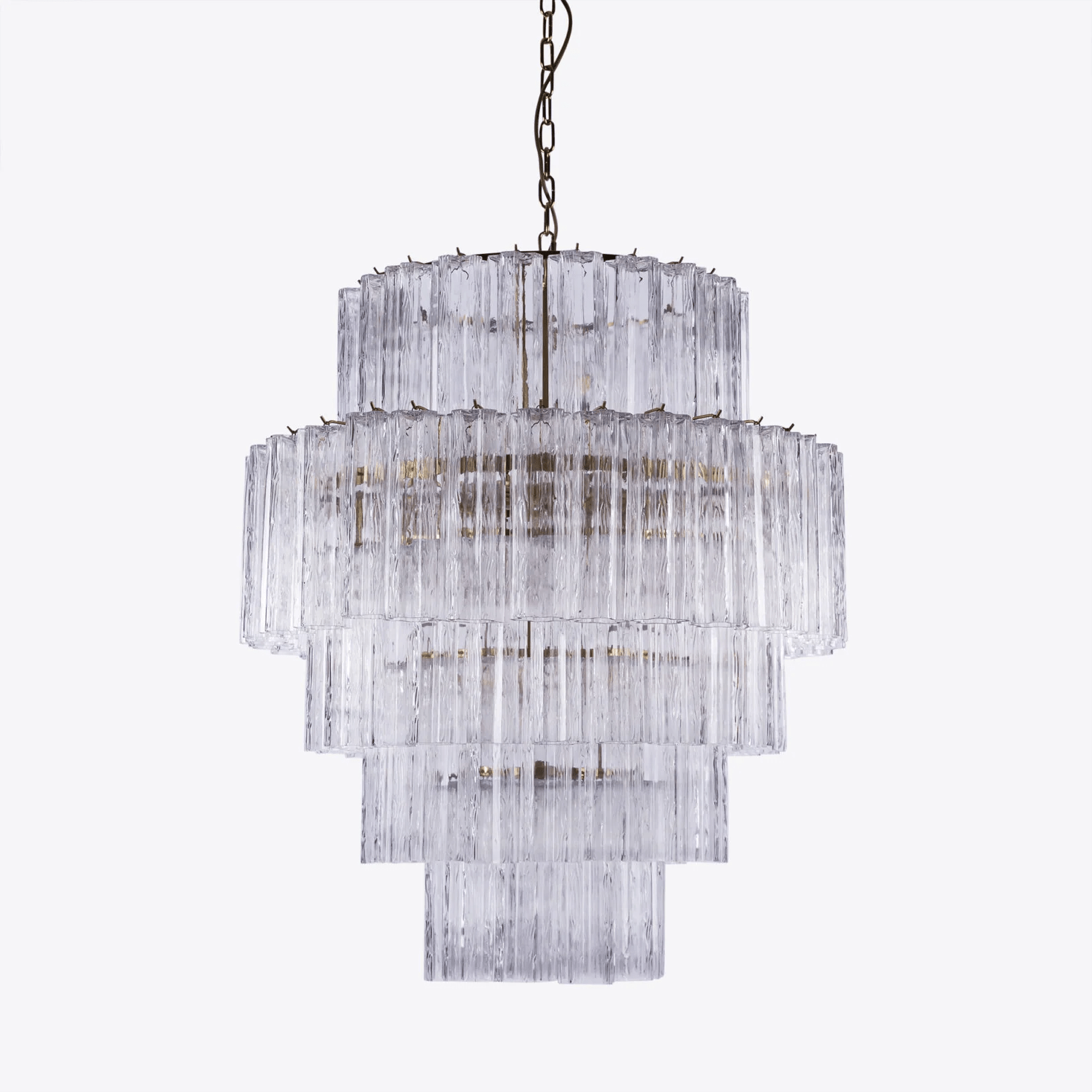 Aurora Lustre Rose Prisme Verre Superposé Élégant - Neutralighting
