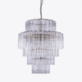 Aurora Lustre Rose Prisme Verre Superposé Élégant - Neutralighting