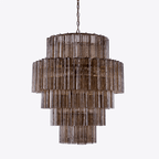 Aurora Lustre Rose Prisme Verre Superposé Élégant - Neutralighting
