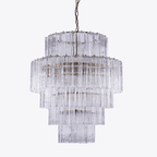 Aurora Lustre Rose Prisme Verre Superposé Élégant - Neutralighting