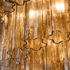 Aurora Lustre Quatre Étage Cannelé Verre - Neutralighting