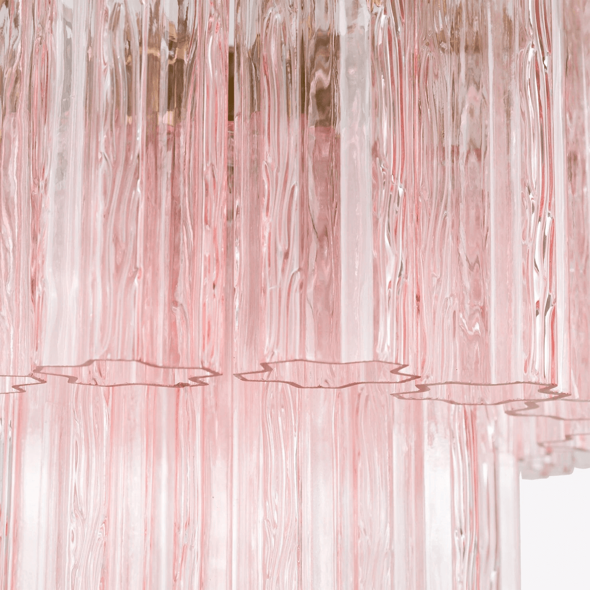 Aurora Chandelier Petit Tube en Verre Murano Treviso - Neutralighting