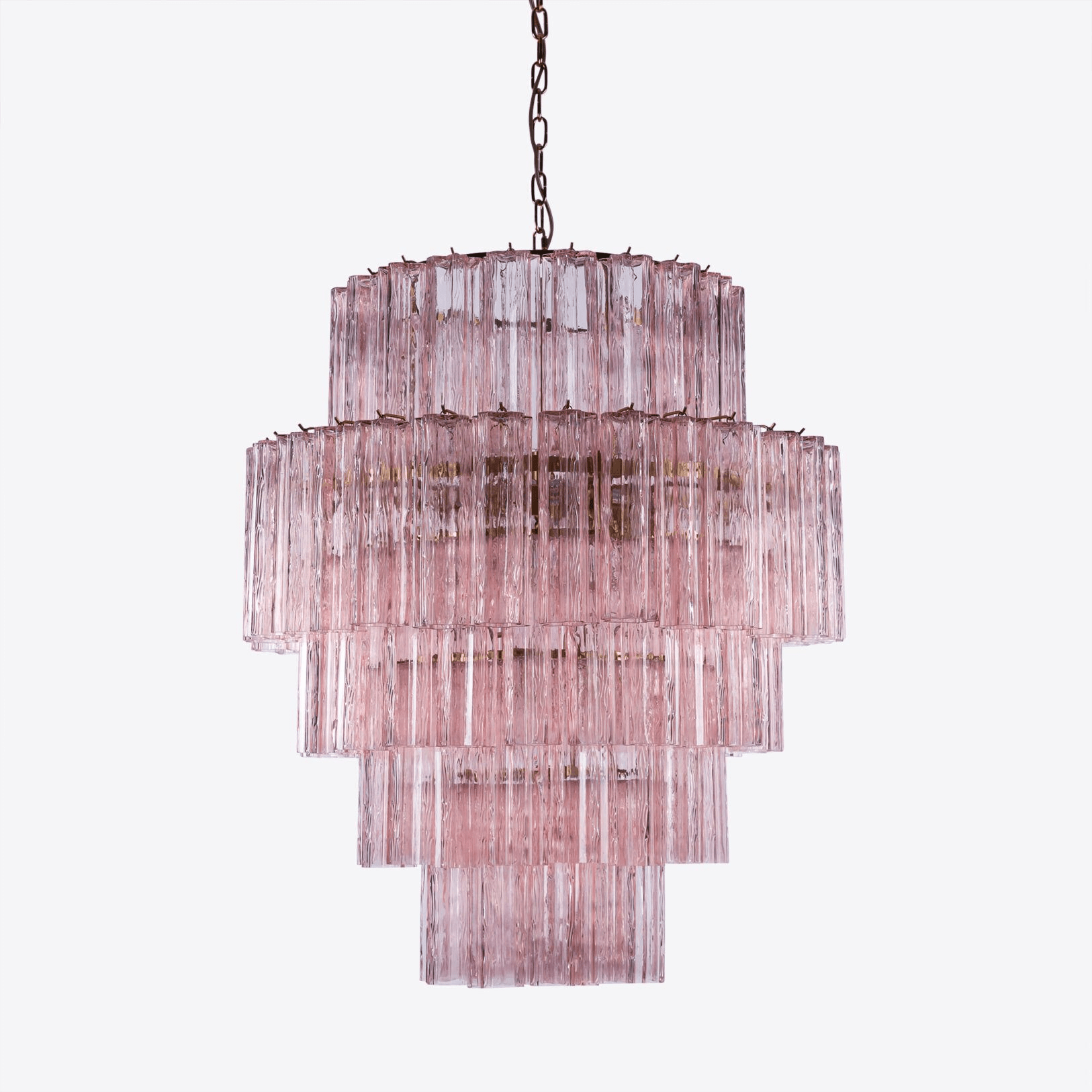 Aurora Lustre Rose Prisme Verre Superposé Élégant - Neutralighting