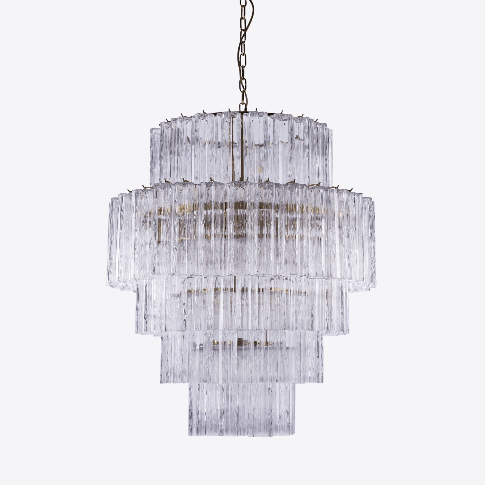 Aurora Lustre Rose Prisme Verre Superposé Élégant - Neutralighting