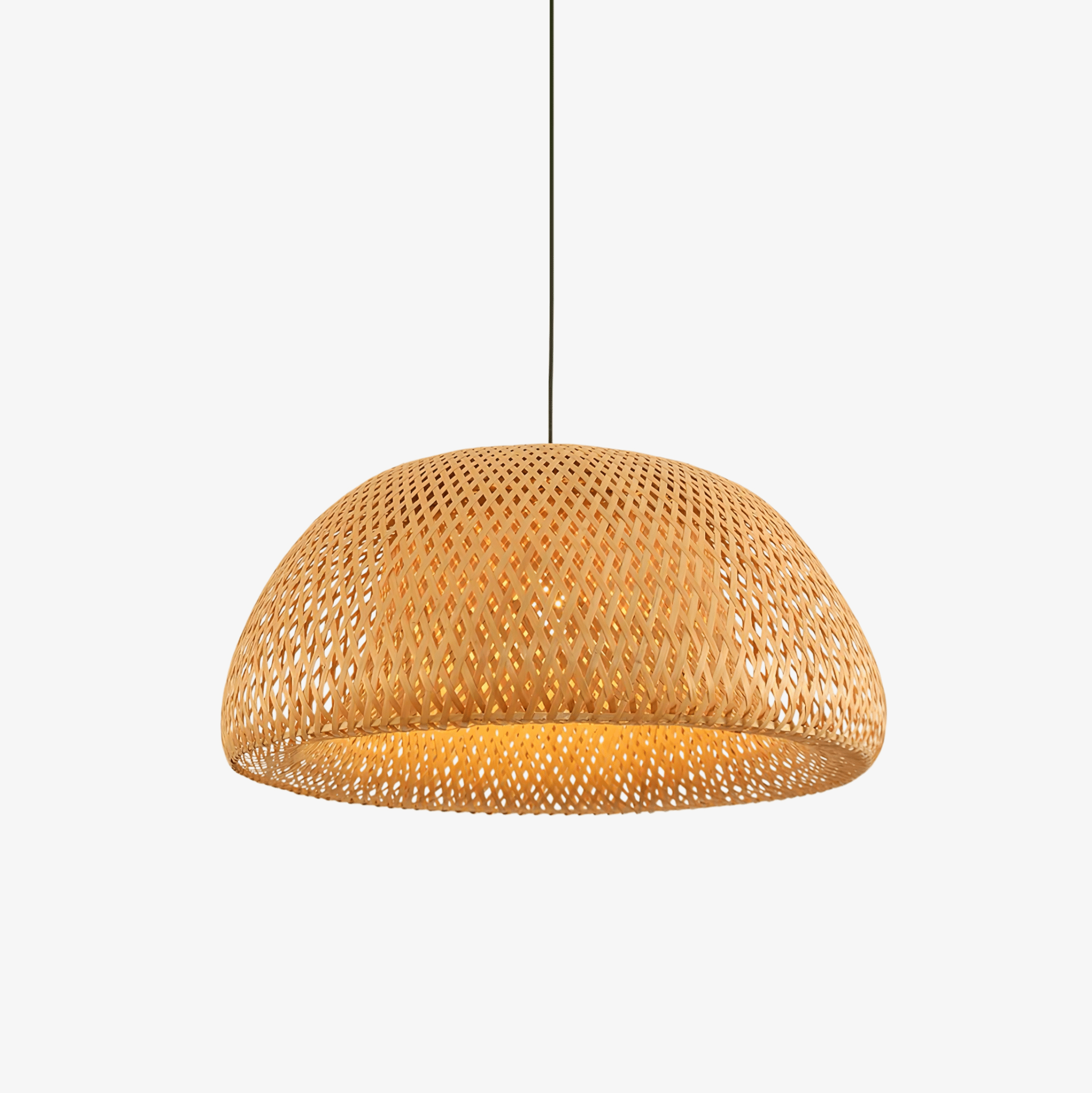 Eurnoros Suspension Unique en Bambou Naturel - Neutralighting
