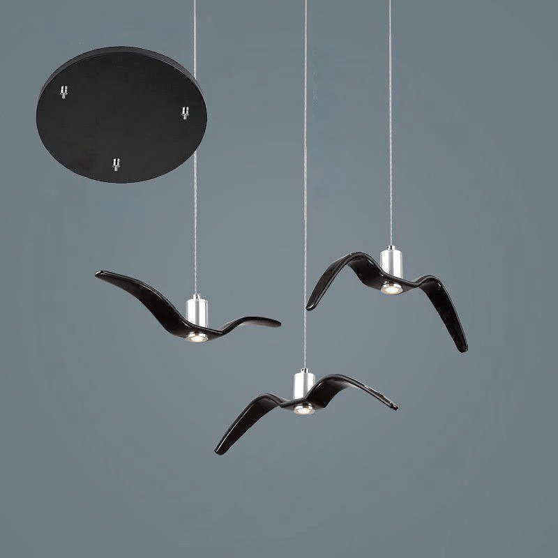 Lustra Suspension Lampe Ailes d'Oiseau pour Salon - Neutralighting