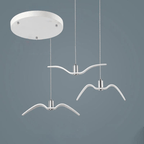 Lustra Suspension Lampe Ailes d'Oiseau pour Salon - Neutralighting