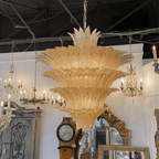 Aurora Chandelier en Verre de Murano Palmette à Niveaux - Neutralighting