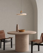 Cuvarora Disque Travertin Pendentif Lumière - Neutralighting