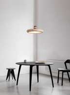 Cuvarora Disque Travertin Pendentif Lumière - Neutralighting