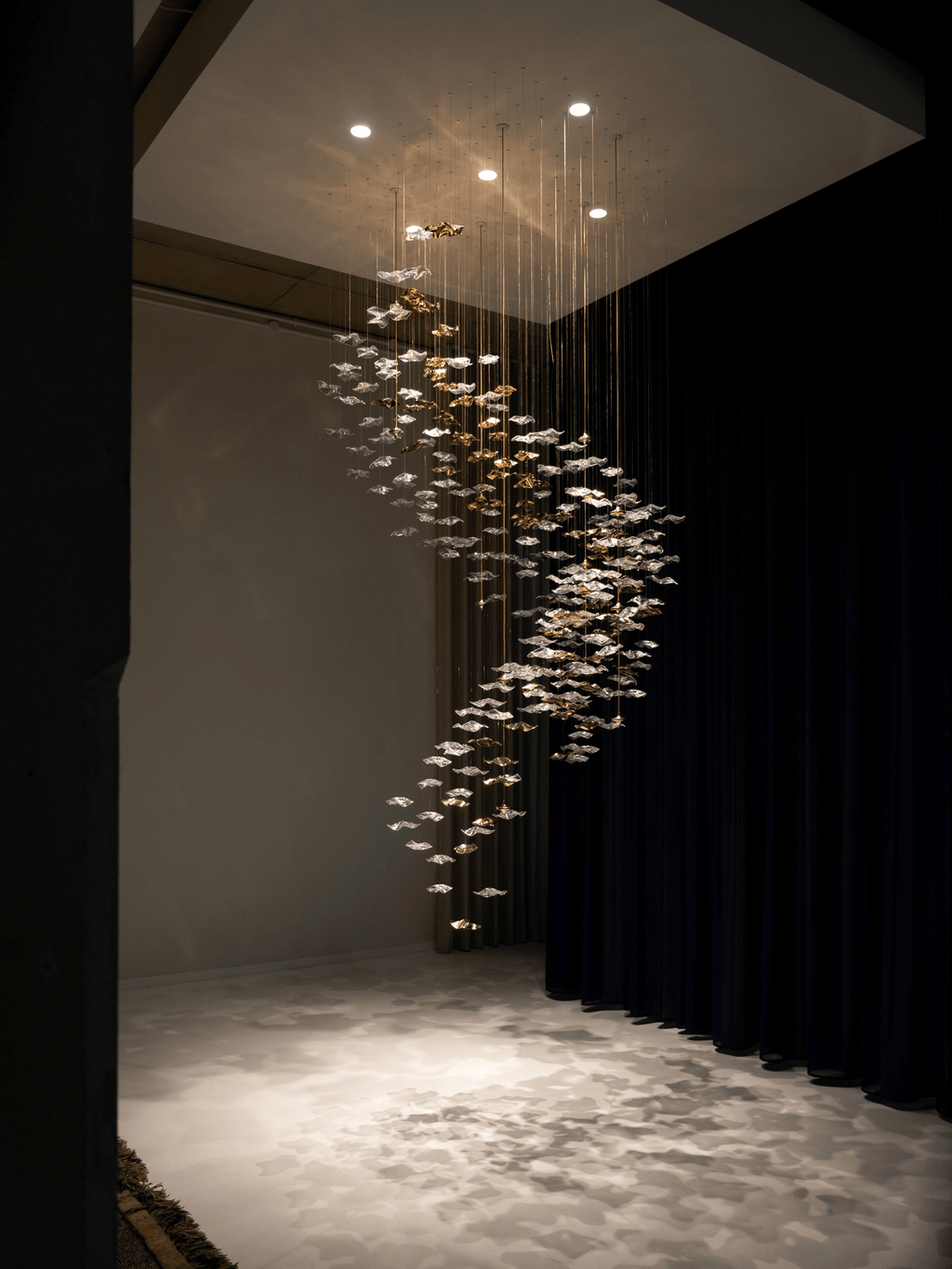 Cezorisra Chandelier Linéaire en Laiton de Luxe - Neutralighting