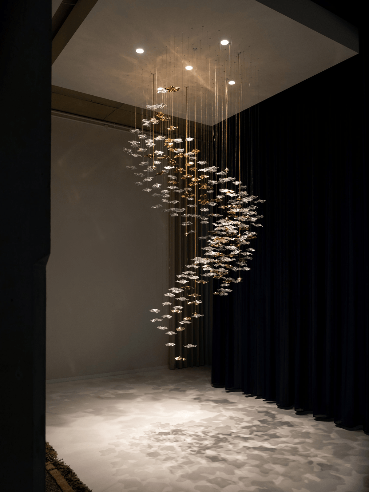 Cezorisra Chandelier Linéaire en Laiton de Luxe - Neutralighting