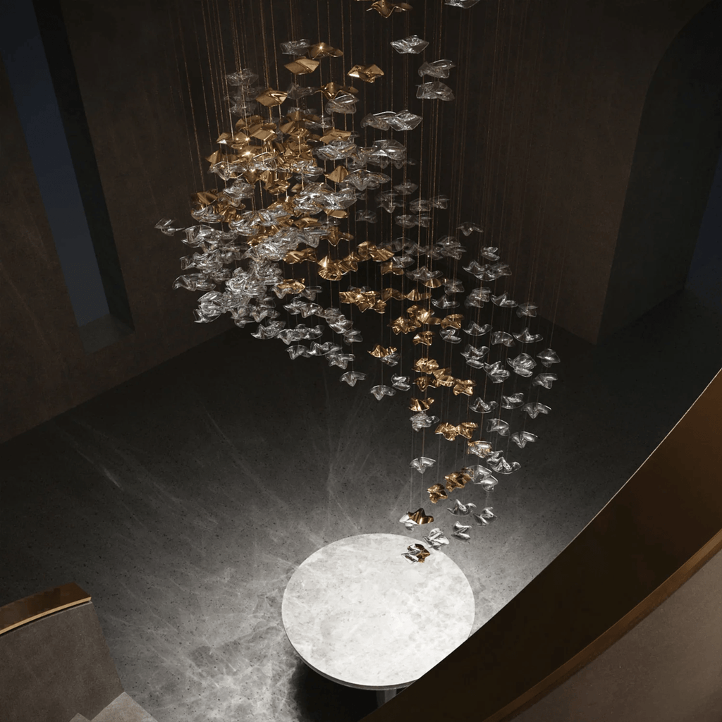 Cezorisra Chandelier Linéaire en Laiton de Luxe - Neutralighting