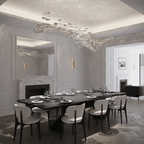 Vecarisra Suspension Lampes Art Verre Tidal Luxe - Neutralighting