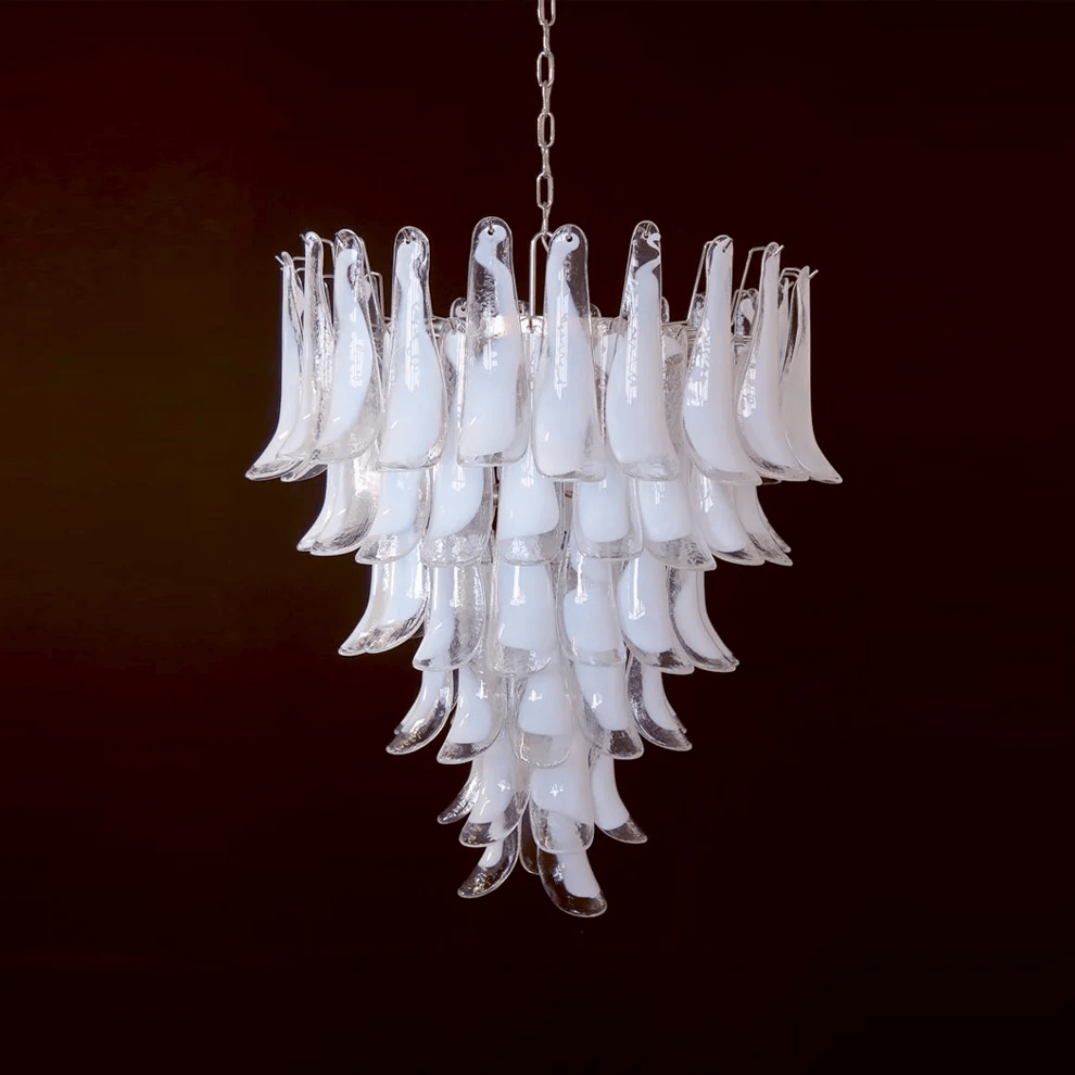 Aurora Lustre Pétales en Verre de Murano Vintage - Neutralighting
