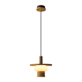 Zephaan Suspension Art Classique en Verre et Bois - Neutralighting