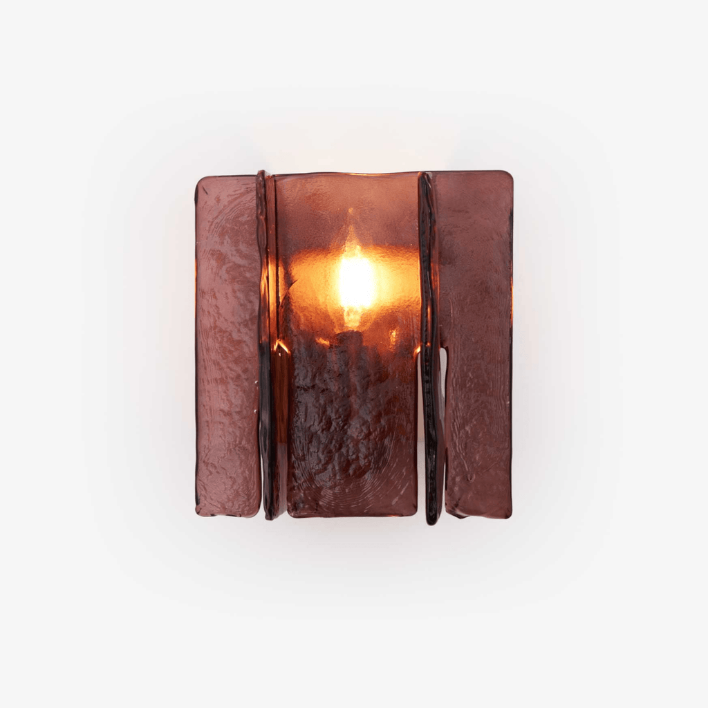 Solanic Lampe Murale Artistique en Verre Élégante - Neutralighting