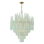 Aurora Lustre Goutte Texturé Verre Élégant - Neutralighting