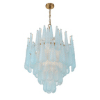 Aurora Lustre Goutte Texturé Verre Élégant - Neutralighting