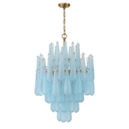 Aurora Lustre Goutte Texturé Verre Élégant - Neutralighting