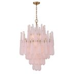 Aurora Lustre Goutte Texturé Verre Élégant - Neutralighting