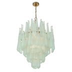 Aurora Lustre Goutte Texturé Verre Élégant - Neutralighting