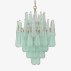 Aurora Lustre Goutte Texturé Verre Élégant - Neutralighting