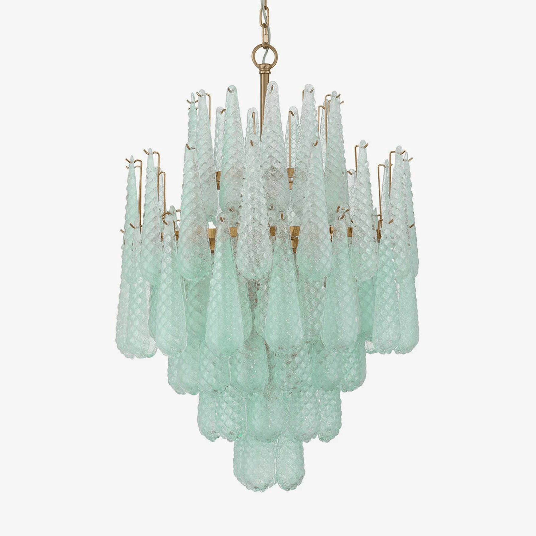 Aurora Lustre Goutte Texturé Verre Élégant - Neutralighting