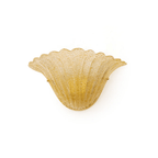Aurora Applique Murale Coquille Bord Texturé Verre Élégant - Neutralighting
