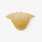 Aurora Applique Murale Coquille Bord Texturé Verre Élégant - Neutralighting