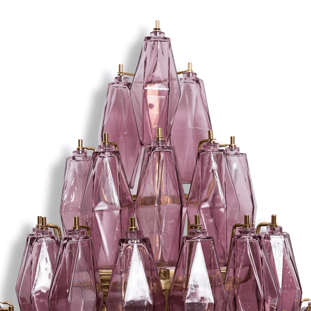 Aurora Luminaire Mural Ambre Diamant Polyèdre Vintage - Neutralighting