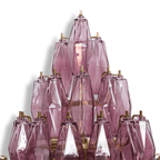 Aurora Luminaire Mural Ambre Diamant Polyèdre Vintage - Neutralighting