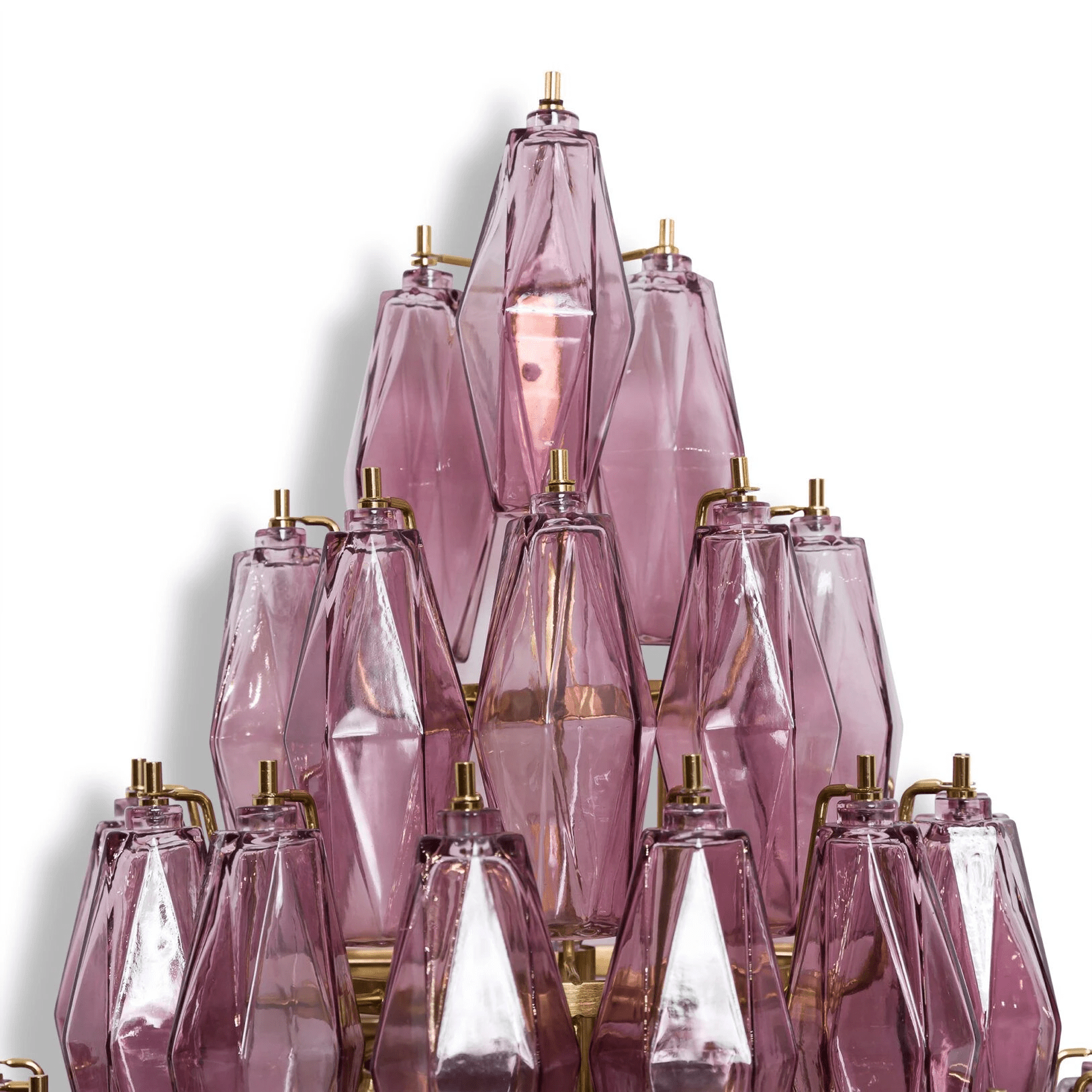Aurora Luminaire Mural Ambre Diamant Polyèdre Vintage - Neutralighting