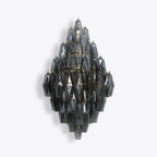 Aurora Luminaire Mural Ambre Diamant Polyèdre Vintage - Neutralighting