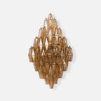 Aurora Luminaire Mural Ambre Diamant Polyèdre Vintage - Neutralighting