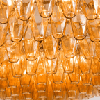 Aurora Lustre Étagé Ambre Verre - Neutralighting
