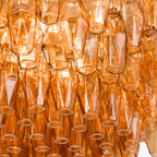 Aurora Lustre Tambour Ambre Verre - Neutralighting