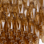 Aurora Lustre Tambour Ambre Verre - Neutralighting