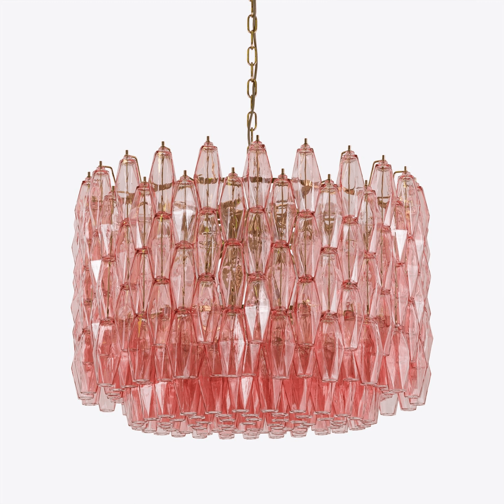 Aurora Lustre Tambour Ambre Verre - Neutralighting