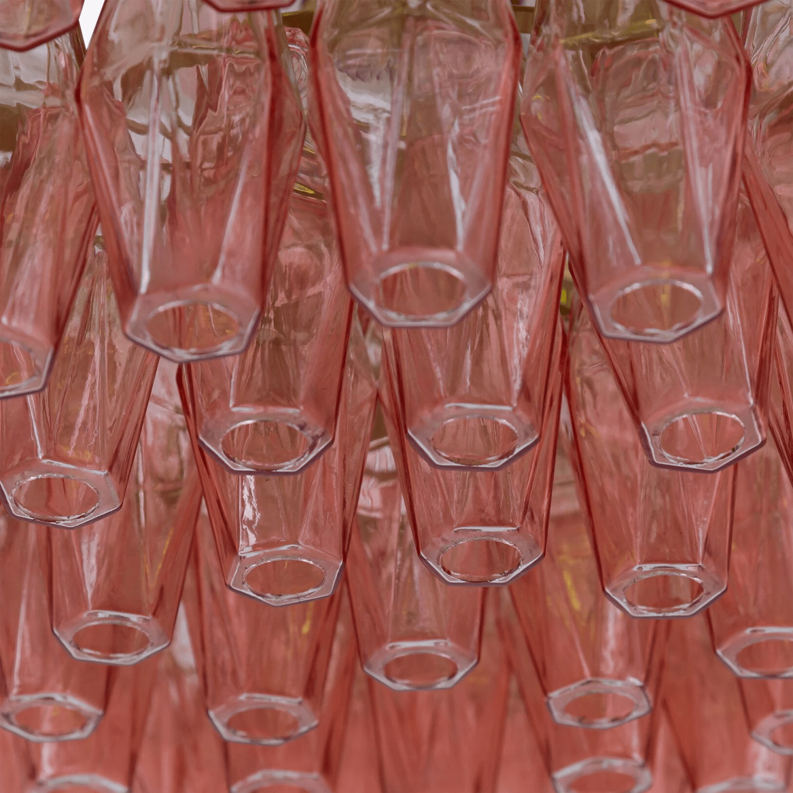 Aurora Lustre Tambour Ambre Verre - Neutralighting