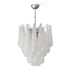 Aurora Lustre Murano Verre Gouttes Givré Larme - Neutralighting