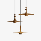 Spindle Lampe Pendante en Bois Tournante - Neutralighting