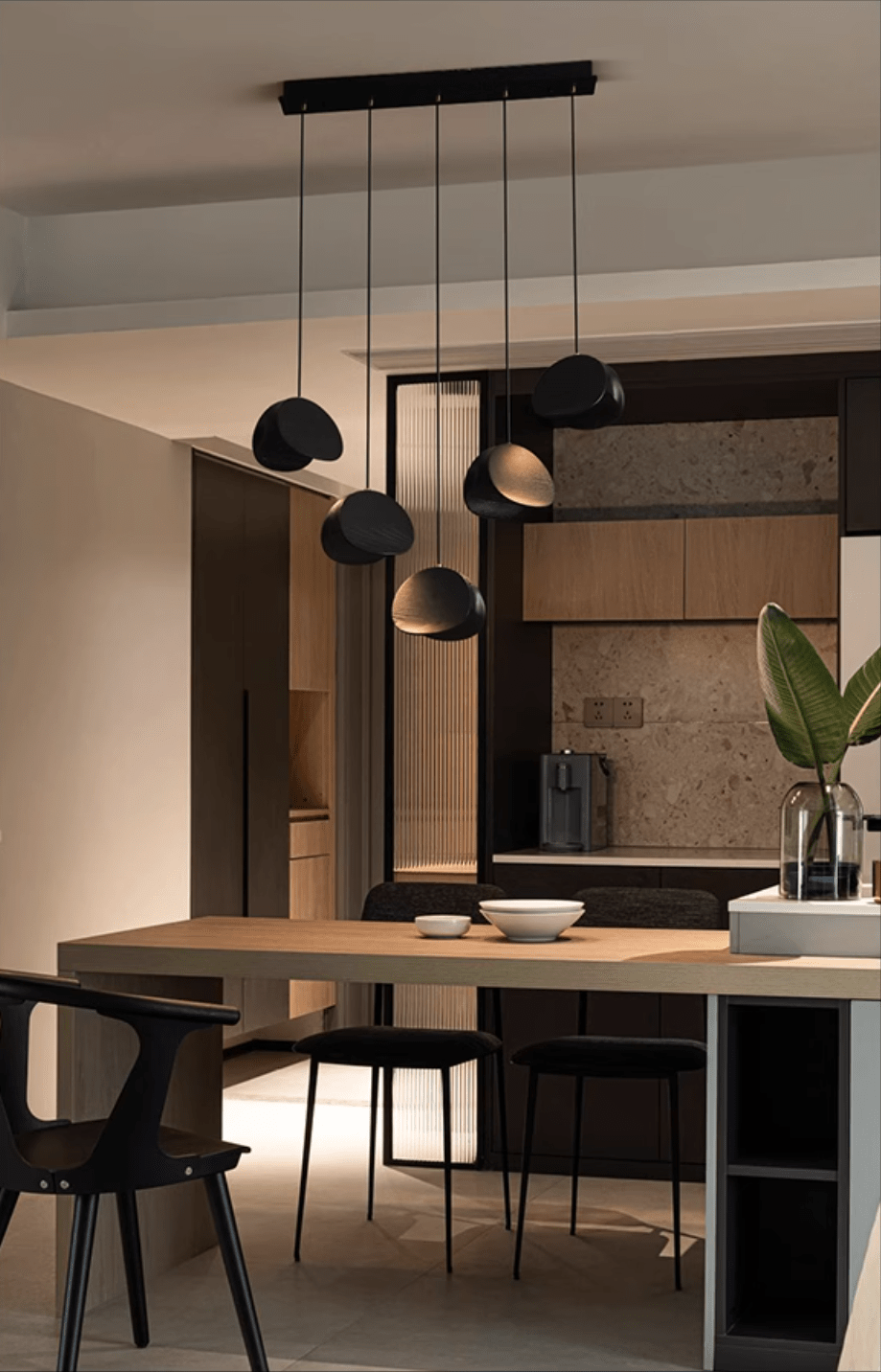 Tavro Lampe Pendante en Bois Minimaliste - Neutralighting